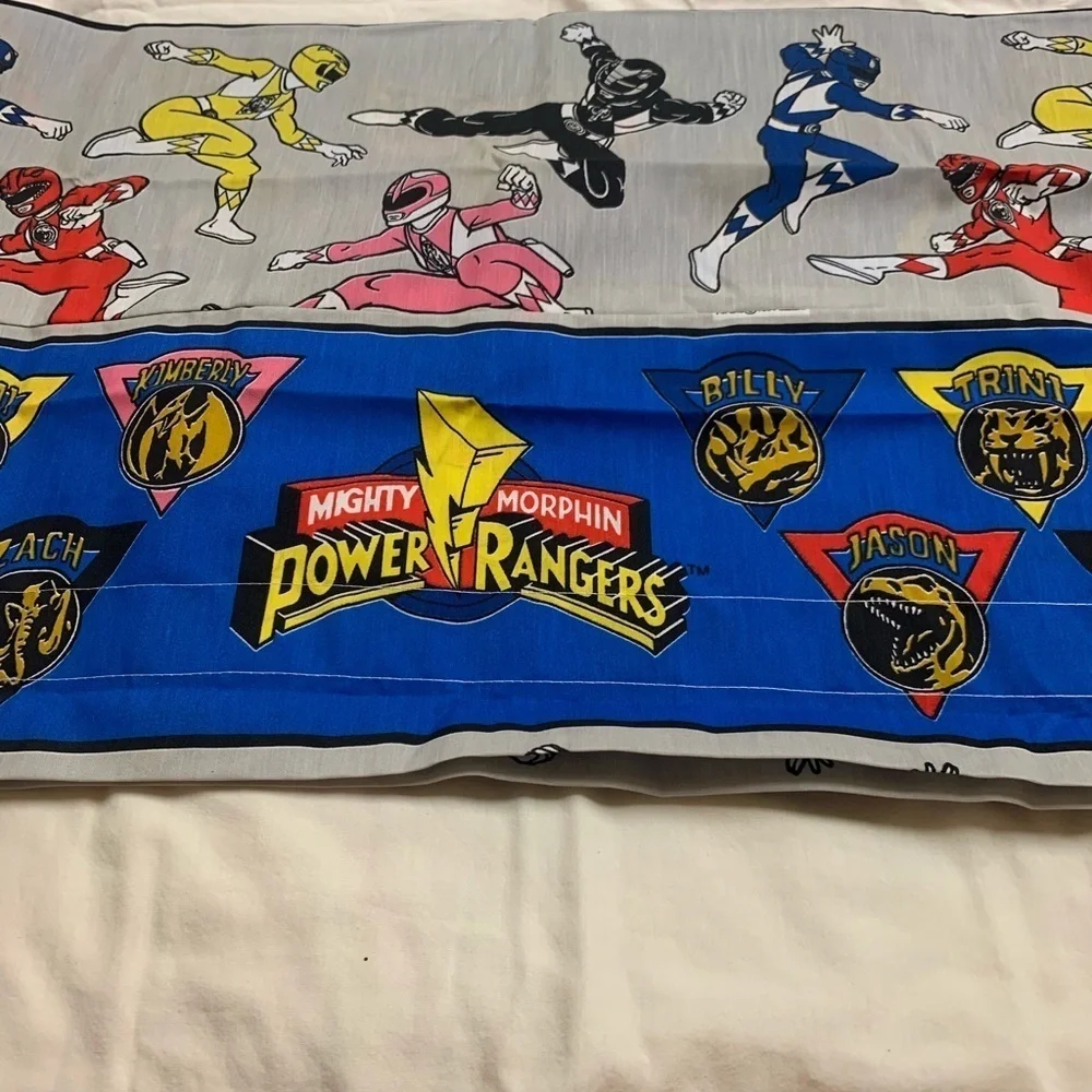 Mighty morphin power rangers balance curtains 1994